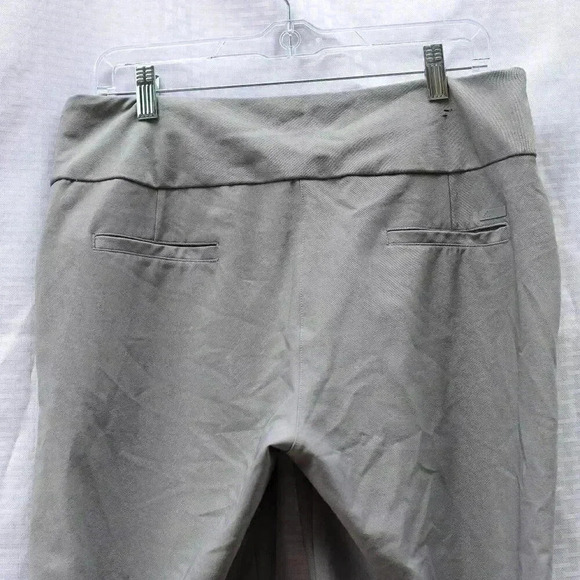Adidas Size L Grey lightweight pockets stretch travel pants - Picture 5 of 13